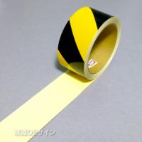 反射トラテープ　黄黒　ストライプ　　45㎜巾×10m巻
