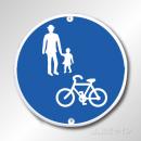 規制標識325-3　メラミン鉄板製　「自転車及び歩行者専用」